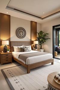 Bedroom Image of 650 Sq.ft 1 BHK Apartment / Flat for sale in Thane West Thane for Rs. 7000000