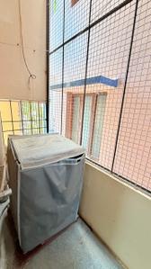 Balcony Image of 1000 Sq.ft 2 BHK Apartment / Flat for rent in Domlur Layout Bengaluru for Rs. 47000