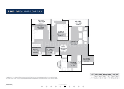 Image of 1150 Sq.ft 2 BHK Apartment / Flat for sale in Sanil Antalya Next, Tathawade, Pune for Rs. 8200000