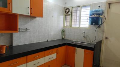 Kitchen Image of 982 Sq.ft 2 BHK Apartment / Flat for rent in Kalashree Rivera, Bhugaon Pune for Rs. 23000
