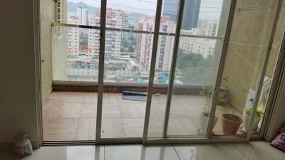 Balcony Image of 1350 Sq.ft 3 BHK Apartment / Flat for rent in VJ Yashwin Supernova, Wakad Pune for Rs. 36000