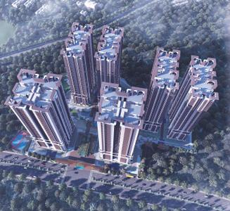 Image of 1730 Sq.ft 3 BHK Apartment / Flat for sale in Rajapushpa Pristinia, Kokapet, Hyderabad for Rs. 16600000