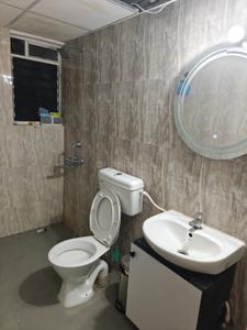 Bathroom Image of 1218 Sq.ft 3 BHK Apartment / Flat for sale in Shapoorji Pallonji Joyville Western Heights, Salap Howrah for Rs. 8500000