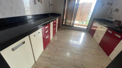 Kitchen Image of 1480 Sq.ft 3 BHK Apartment / Flat for rent in Shree Sawan Lifestyle, Kharghar Navi Mumbai for Rs. 50000