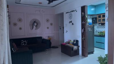 Living Room Image of 950 Sq.ft 2 BHK Apartment / Flat for sale in Space Shrushti Homes, Charholi Budruk Pune for Rs. 6500000