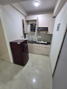 Kitchen Image of 560 Sq.ft 1 RK Apartment / Flat for rent in Okay Plus Venus, Karolan Ka Barh Jaipur for Rs. 19000