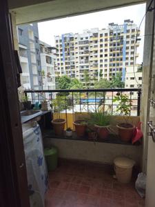 Balcony Image of 680 Sq.ft 1 BHK Apartment / Flat for rent in Pimple Gurav Pune for Rs. 25000