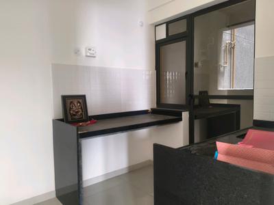 Kitchen Image of 635 Sq.ft 1 BHK Apartment / Flat for rent in Shapoorji Pallonji Vanaha, Bavdhan Pune for Rs. 17000
