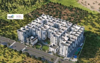 Image of 1600 Sq.ft 3 BHK Apartment / Flat for sale in Aritha Dhanwin Towers, Bowrampet, Hyderabad for Rs. 8248350