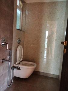 Common Bathroom Image of 735 Sq.ft 1 BHK Apartment / Flat for sale in Tharwanis Sky View, Kharghar Navi Mumbai for Rs. 6500000