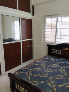 Bedroom Image of 550 Sq.ft 1 BHK Builder Floor for rent in Hitech City Hyderabad for Rs. 25000