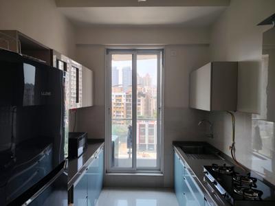 Kitchen Image of 1460 Sq.ft 3 BHK Apartment / Flat for rent in Rosa Manhattan, Hiranandani Estate Thane for Rs. 78000