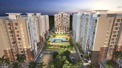 Image of 1089 Sq.ft 2 BHK Apartment / Flat for sale in Nyati Esteban, Mohammed Wadi, Pune for Rs. 8100000