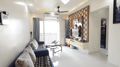 Living Room Image of 510 Sq.ft 1 BHK Apartment / Flat for sale in Vijay Orovia, Hiranandani Estate Thane for Rs. 8500000