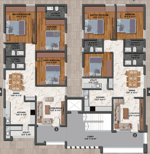 Image of 1929 Sq.ft 3 BHK Apartment / Flat for sale in Velmurugan Jasmine Creek, Akkarampalle, Tirupathi for Rs. 8700000