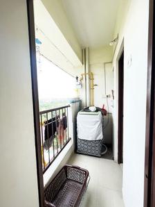 Balcony Image of 1044 Sq.ft 3 BHK Apartment / Flat for sale in Vatva Ahmedabad for Rs. 3350000