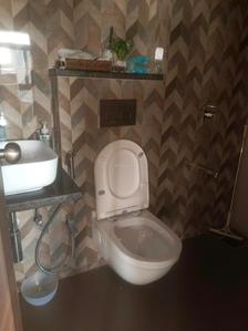 Common Bathroom Image of 395 Sq.ft 1 BHK Apartment / Flat for sale in Veena Smart Homes, Kandivali West Mumbai for Rs. 9500000