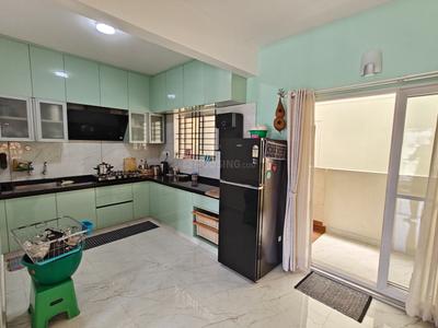 Kitchen Image of 1200 Sq.ft 2 BHK Apartment / Flat for rent in Surya Pride, Akshayanagar Bengaluru for Rs. 40000