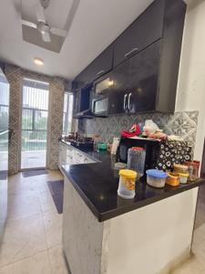 Kitchen Image of 1500 Sq.ft 3 BHK Builder Floor for rent in Sector 57 Gurgaon for Rs. 46500
