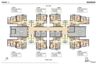 Image of 460 Sq.ft 1 BHK Apartment / Flat for sale in Runwal Avenue Wing J, Kanjurmarg East, Mumbai for Rs. 11000000