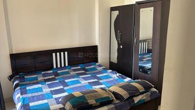 Bedroom Image of 1200 Sq.ft 2 BHK Apartment / Flat for rent in Vaishno Devi Circle Ahmedabad for Rs. 32000