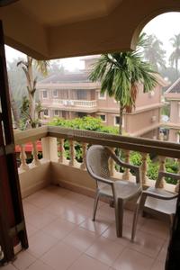 Balcony Image of 484 Sq.ft 1 BHK Apartment / Flat for sale in Candolim Goa for Rs. 5500000