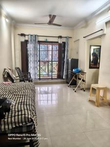 Hall Image of 650 Sq.ft 1 BHK Apartment / Flat for rent in Sanpada Navi Mumbai for Rs. 40000