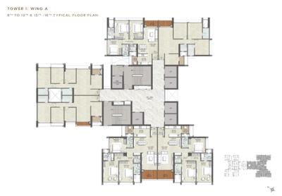 Image of 1499 Sq.ft 3 BHK Apartment / Flat for sale in Kalpataru Vian, Andheri West, Mumbai for Rs. 72900000