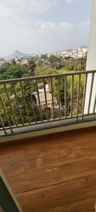 Balcony Image of 1500 Sq.ft 3 BHK Apartment / Flat for rent in CDO-MERI Colony Nashik for Rs. 13000