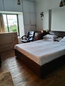 Bedroom Image of 1460 Sq.ft 3 BHK Apartment / Flat for rent in  Vishnu Shreyas, Seawoods Navi Mumbai for Rs. 70000