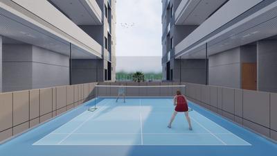 Balcony Image of 1040 Sq.ft 2 BHK Apartment / Flat for sale in Buildwell Eminence, Bhawrasla Indore for Rs. 5720000