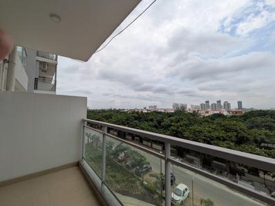 Balcony Image of 710 Sq.ft 1 RK Apartment / Flat for rent in Godrej The Suites, Jaypee Greens Greater Noida for Rs. 30000