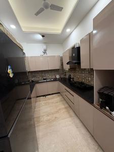 Kitchen Image of 780 Sq.ft 2 BHK Builder Floor for rent in Khirki Extension New Delhi for Rs. 25000