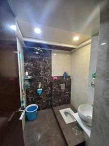 Bathroom Image of 1350 Sq.ft 3 BHK Apartment / Flat for rent in Sea Breeze Tower, Nerul Navi Mumbai for Rs. 90000