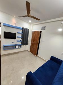 Bedroom Image of 600 Sq.ft 1 BHK Apartment / Flat for rent in Kondapur Hyderabad for Rs. 25000