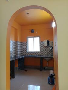 Kitchen Image of 1200 Sq.ft 3 BHK Apartment / Flat for rent in New Town Kolkata for Rs. 22000