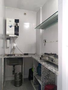 Kitchen Image of 550 Sq.ft 1 RK Apartment / Flat for rent in Kamla Nagar New Delhi for Rs. 21000