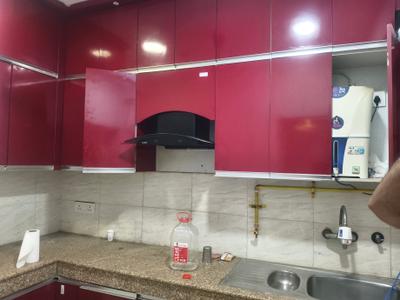 Kitchen Image of 854 Sq.ft 2 BHK Apartment / Flat for rent in Supertech The Romano, Sector 118 Noida for Rs. 23500