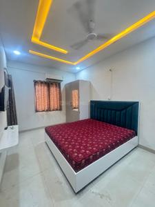 Bedroom Image of 500 Sq.ft 1 RK Independent House for rent in Mahalakshmi Nagar Indore for Rs. 13500