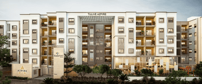 Image of 1152 Sq.ft 2.5 BHK Apartment / Flat for sale in Tulive Azpire, Tambaram, Chennai for Rs. 7946000