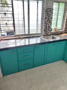 Kitchen Image of 850 Sq.ft 2 BHK Apartment / Flat for rent in Paschim Putiary Kolkata for Rs. 22000
