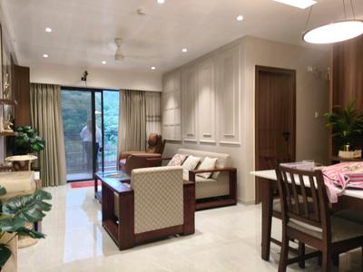 Living Room Image of 1324 Sq.ft 3 BHK Apartment / Flat for sale in Shapoorji Pallonji Vanaha, Bavdhan Pune for Rs. 13400000
