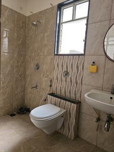 Common Bathroom Image of 1507 Sq.ft 3 BHK Apartment / Flat for rent in Wagholi Pune for Rs. 28000