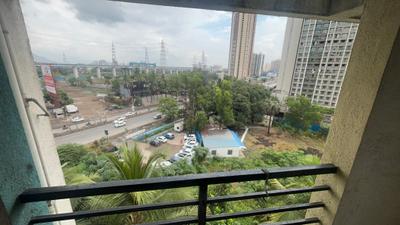 Balcony Image of 573 Sq.ft 1 BHK Apartment / Flat for rent in Ram Laxman Sadguru Residency, Shilphata Thane for Rs. 11000