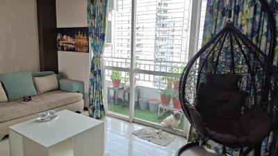 Living Room Image of 2200 Sq.ft 3 BHK Apartment / Flat for sale in Unitech Uniworld City, New Town Kolkata for Rs. 20000000