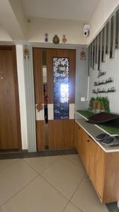 Kitchen Image of 1575 Sq.ft 3 BHK Apartment / Flat for sale in Himalaya and Mainland Pinnacle Block A To D, Tragad Ahmedabad for Rs. 8500000
