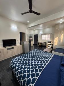 Bedroom Image of 400 Sq.ft 1 RK Apartment / Flat for rent in Aalaya Building Dreams Hill View, J P Nagar Mysore for Rs. 14000