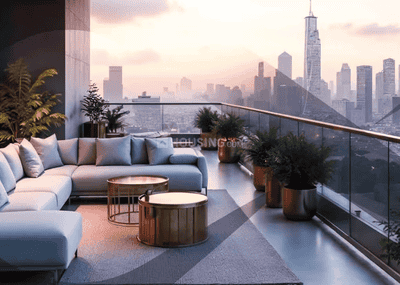 Image of 1160 Sq.ft 2 BHK Apartment / Flat for sale in Jet Ananta, Andheri West, Mumbai for Rs. 31000000