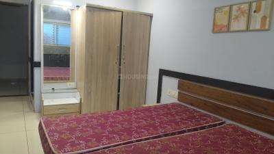 Bedroom Image of 750 Sq.ft 1 RK Builder Floor for rent in Mahalakshmi Nagar Indore for Rs. 14000
