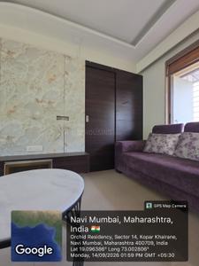 Bedroom Image of 1050 Sq.ft 3 BHK Apartment / Flat for rent in Breeze Park, Kopar Khairane Navi Mumbai for Rs. 90000